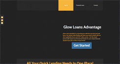 Desktop Screenshot of glowloans.com