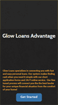 Mobile Screenshot of glowloans.com